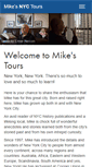 Mobile Screenshot of mikesnyctours.com